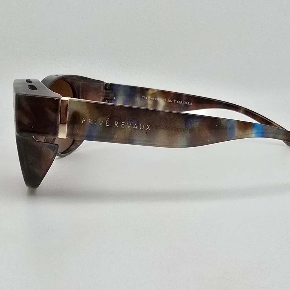 *SOLD* Prive Revaux The Prep Fit Tortoise Frame Polarized Fits Over Sunglasses - Picture 3 of 13